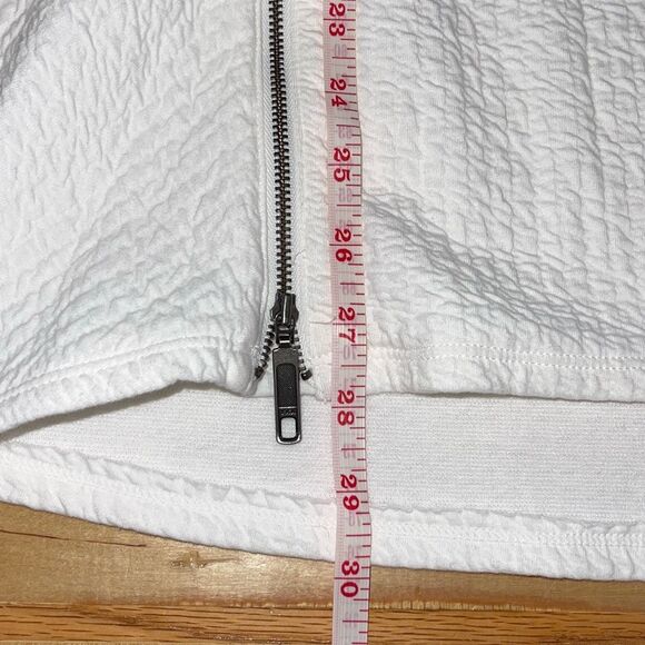 Neon Buddha‎ Waffle Textured Crewneck Sweatshirt Large EUC White - Picture 6 of 6